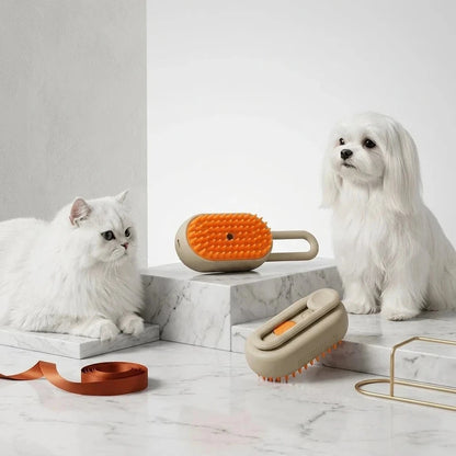 Cepillo Premium para Mascotas con Vapor